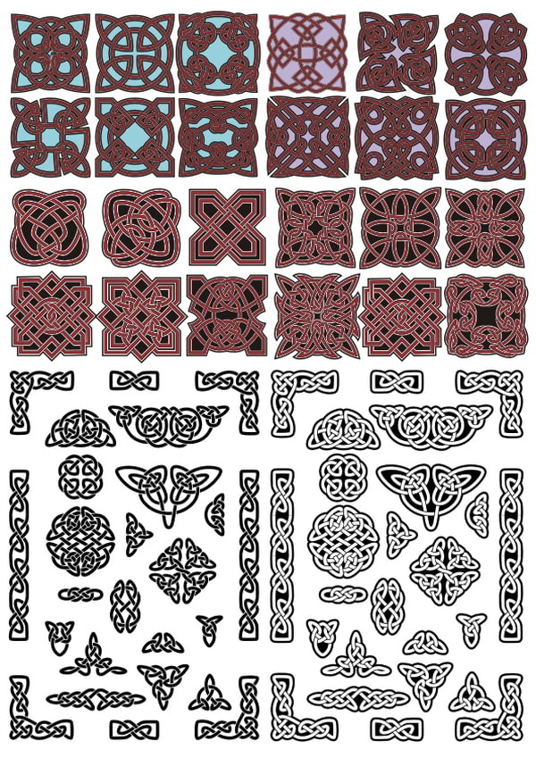 Classic Design Mandala Patterns CDR File