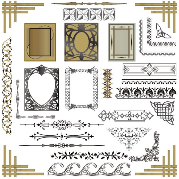 Classic Lace Pattern 05 Vector Dxf Free DXF File
