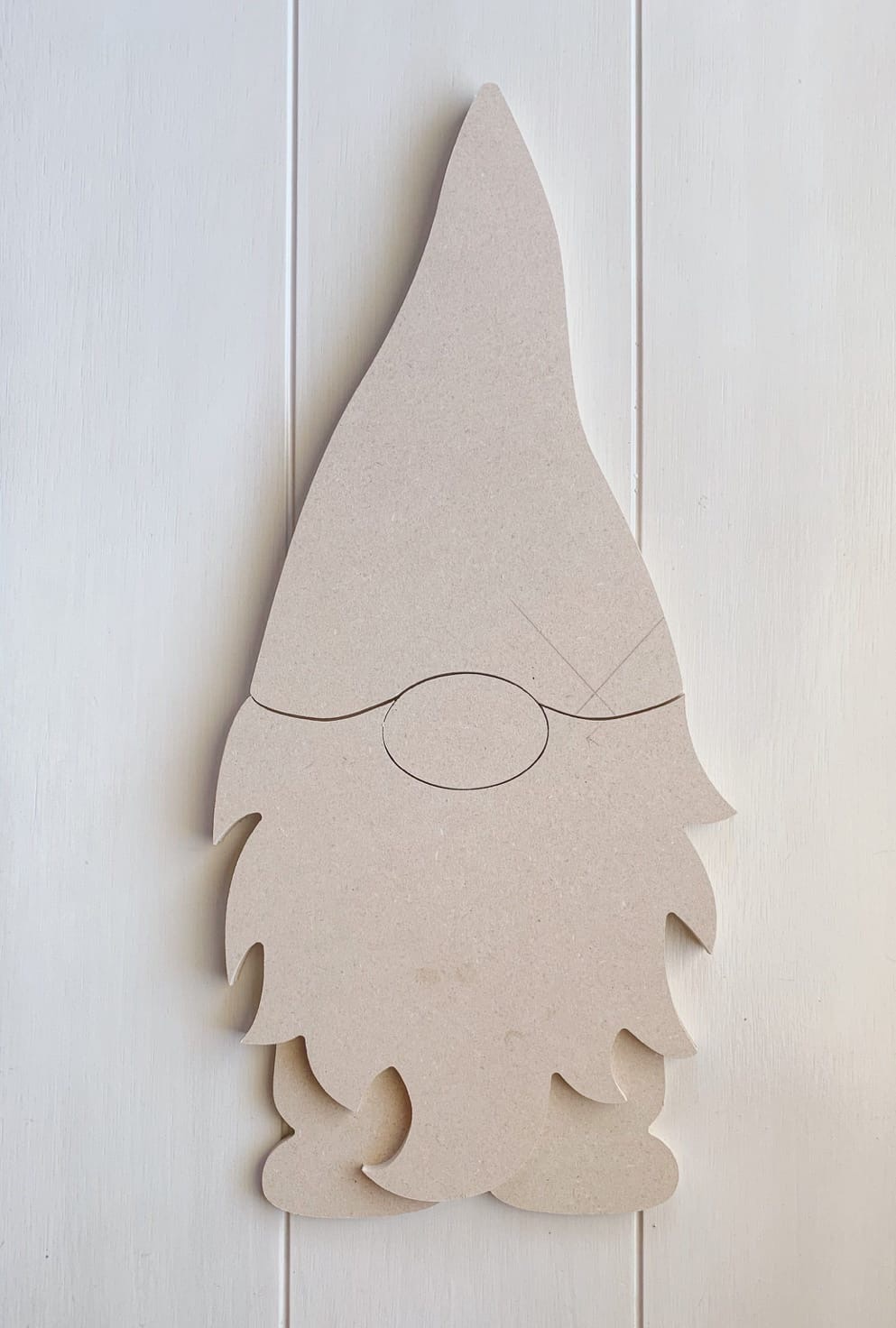 CNC Laser Cut Christmas Gnome Ornament Free CDR File