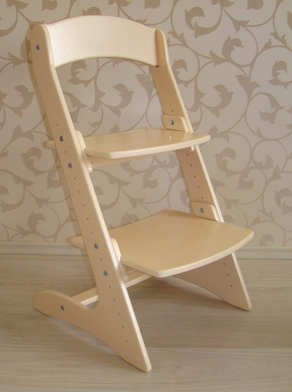 CNC Laser Cut Kids Furniture High Chair Growing Chair Free CDR File