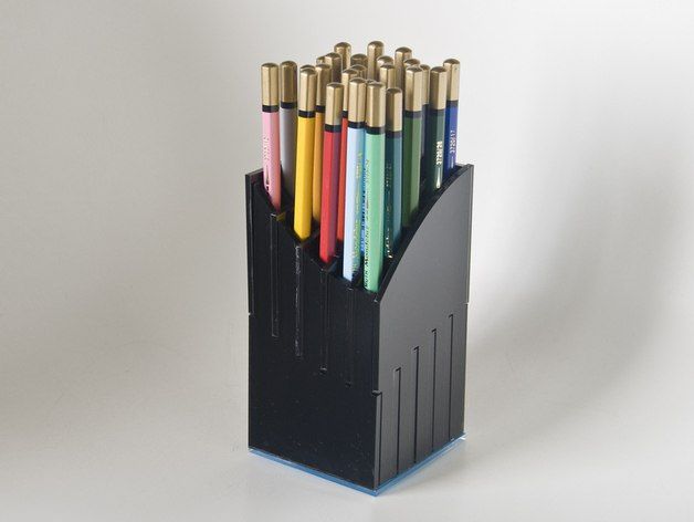 CNC Laser Cut Pencil Storage Box DXF File