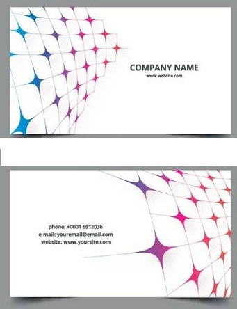 Company Business Card Template Free Vector