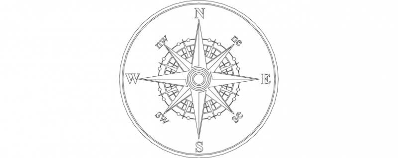 Compass Free DXF Vectors File