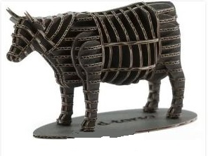 Cow 3D Puzzle Laser Cut Template Laser Cut PDF File