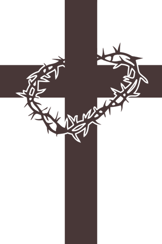 Cross and Thorns SVG File