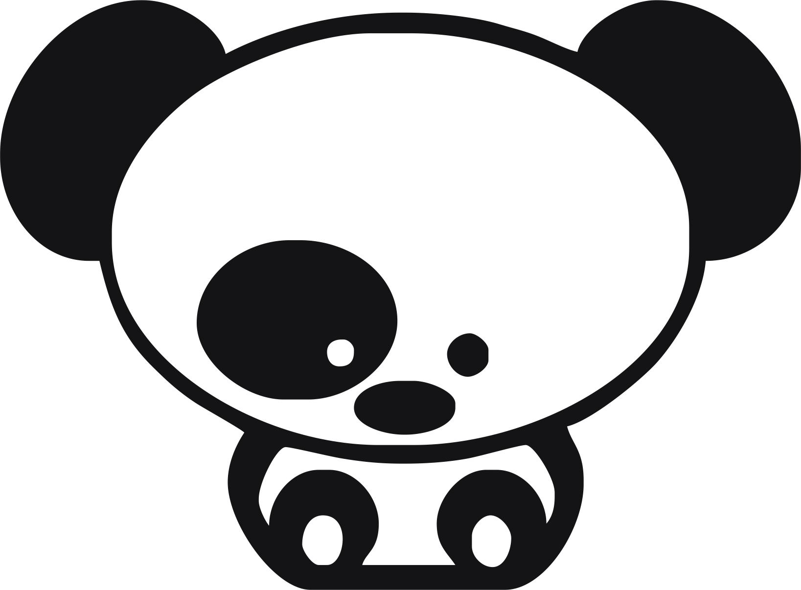 Cute Panda Sticker Cdr File Free Download Vectors File 