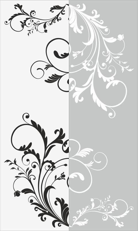 Decorative Floral Pattern Sandblast Pattern Laser Cut CDR File