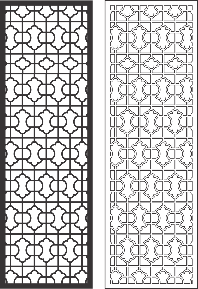 Decorative Grille Free Vector CDR File