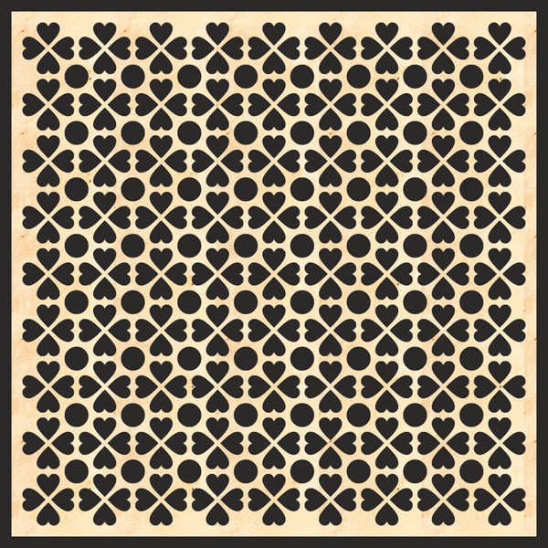 Decorative Grille Panel Board Pattern Free CDR Vectors File