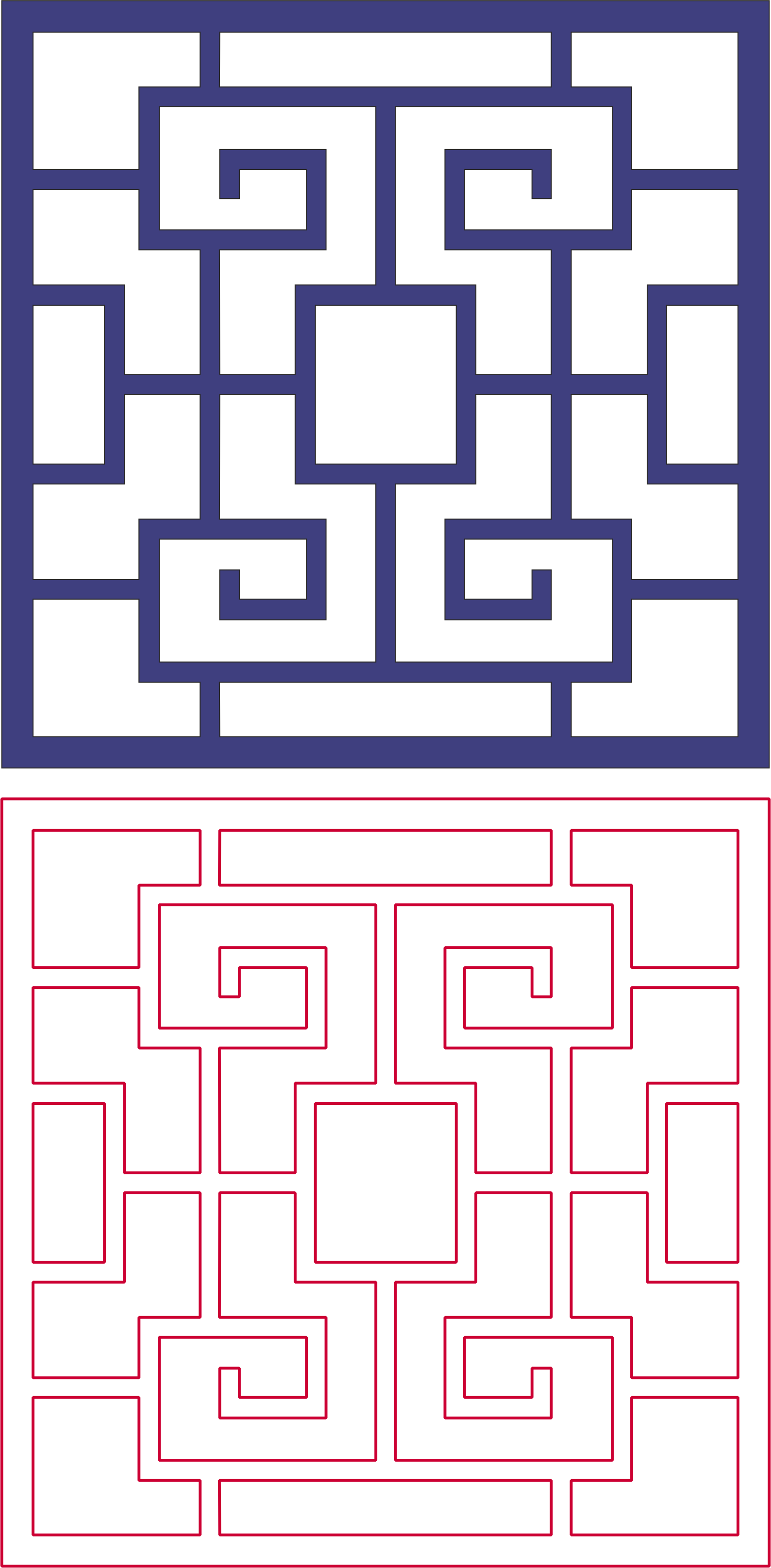 Decorative Lattice Pattern DXF File