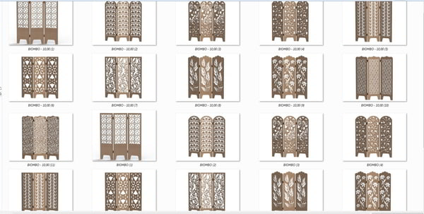 Decorative Panel Screens Free CDR Vectors File