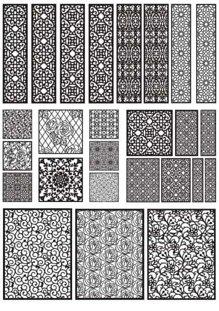 Decorative Pattern library Download CDR File Free Download | Vectors File