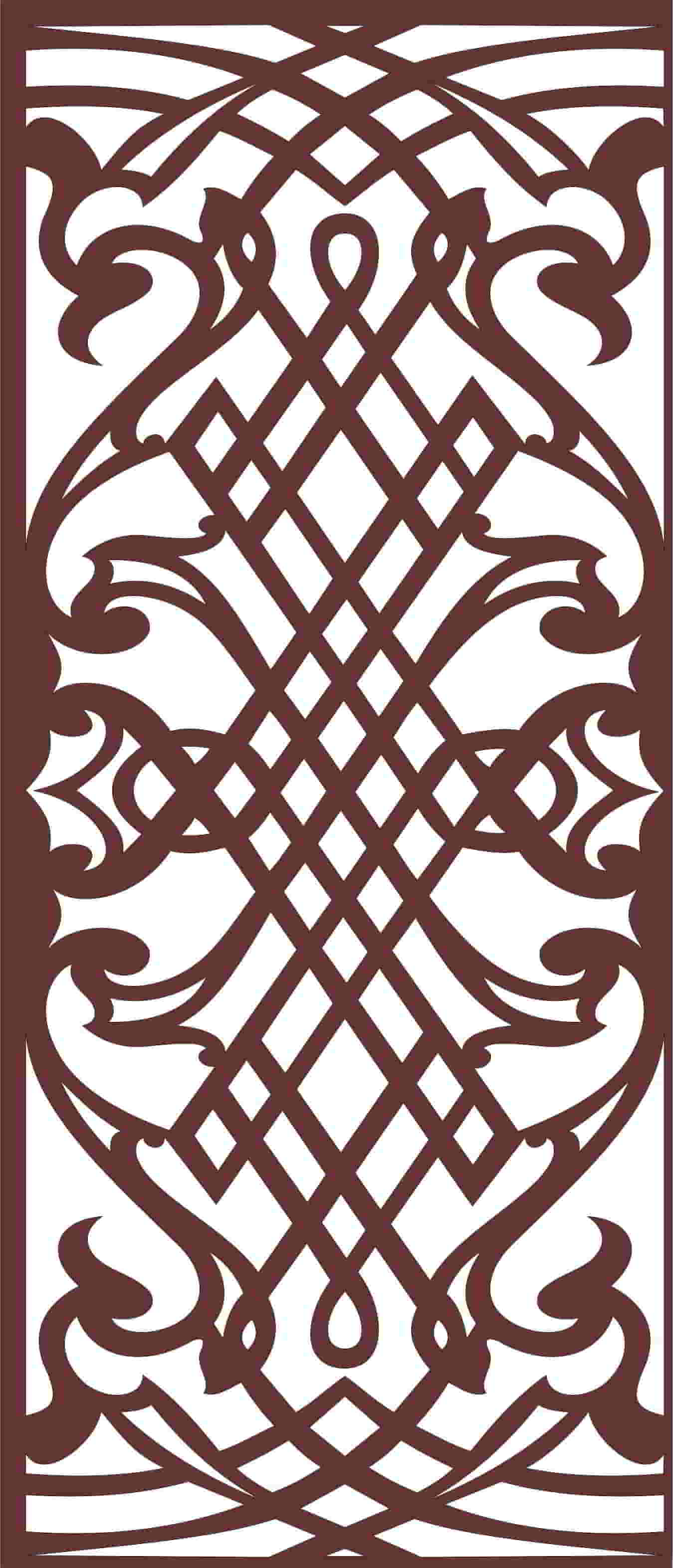 Decorative Privacy Partition Indoor Panels Screen Room Divider Pattern ...