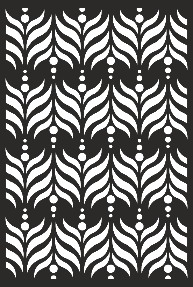 Decorative Screen Grille Panel Pattern Free Vector CDR File