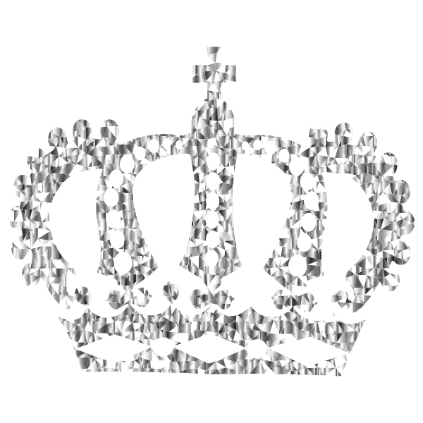 Diamond Royal Crown SVG File