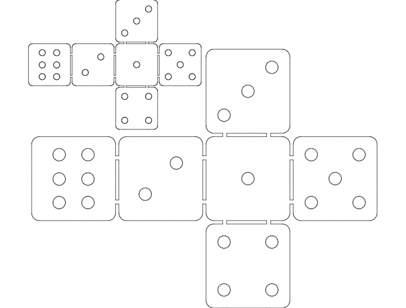 left-right-center-dice-template