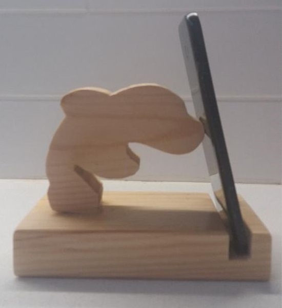 Dolphin Phone Stand Design Laser Cut CDR File