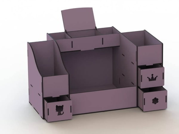 Drawer Box for Laser Cut CNC CDR File