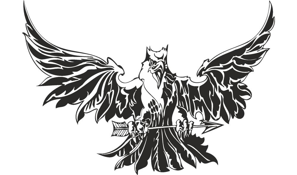 Eagle Attacking Tattoo Design Vector Free Download CDR File