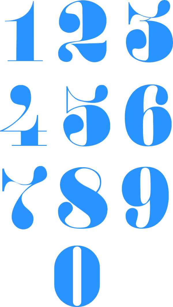 Educational Numeric Number Template CDR File Free Download Vectors File