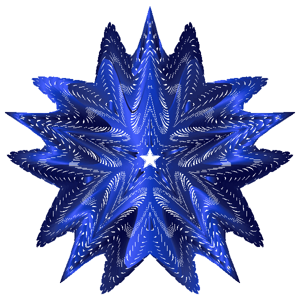 Epic Star Snowflake Vector SVG File