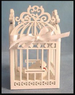 Fancy Decor Wooden Cage for Birds CDR File