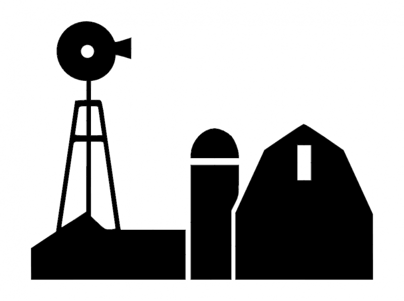 Farm Barn Free DXF Vectors File