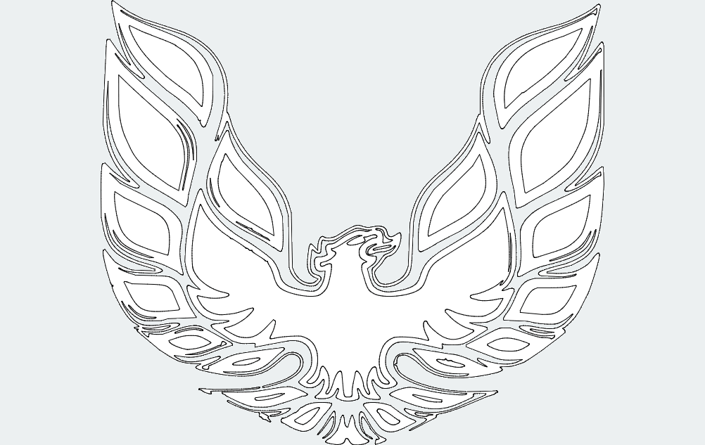 Firebird Free Dxf File For Cnc DXF Vectors File