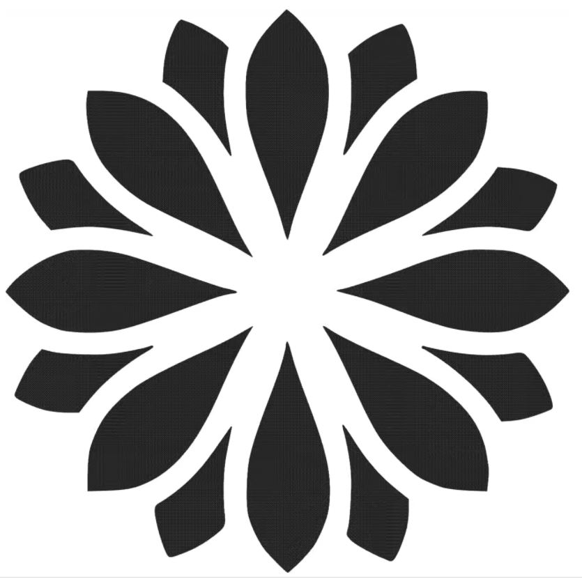 Floral Powerful Mandala DXF File