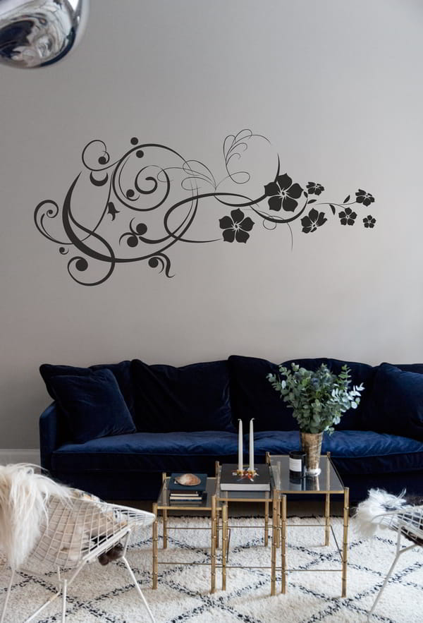 Flowers Wall Art Home Decor Laser Cut Free CDR File