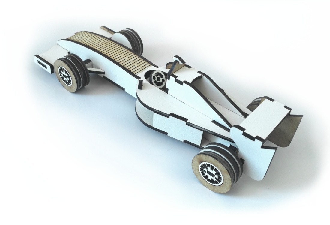 Formula Car Laser Cut CDR File
