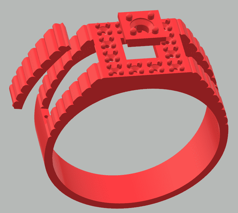 Wax 3D print jewelry model of engagement ring. 3D rendering Stock Photo by  ©smedia.promo.gmail.com 176960950