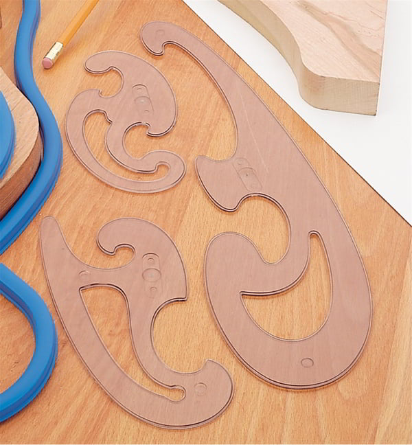 French Curve Laser Cut Template.cdr CDR Vectors File