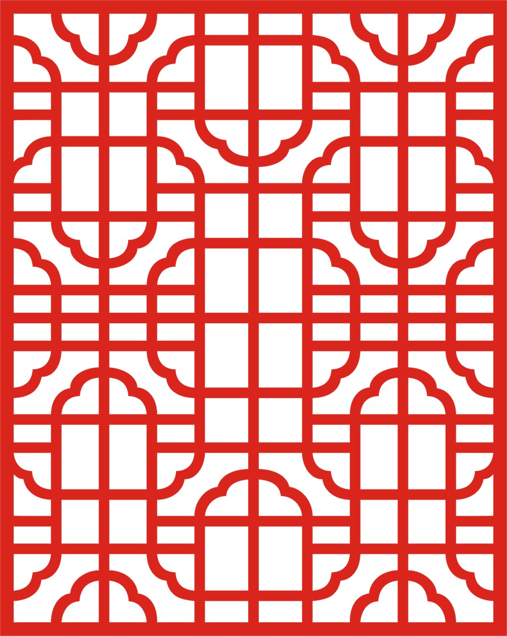 Geometric Unique Outdoor Seamless Paneljpg Laser Cut CDR File