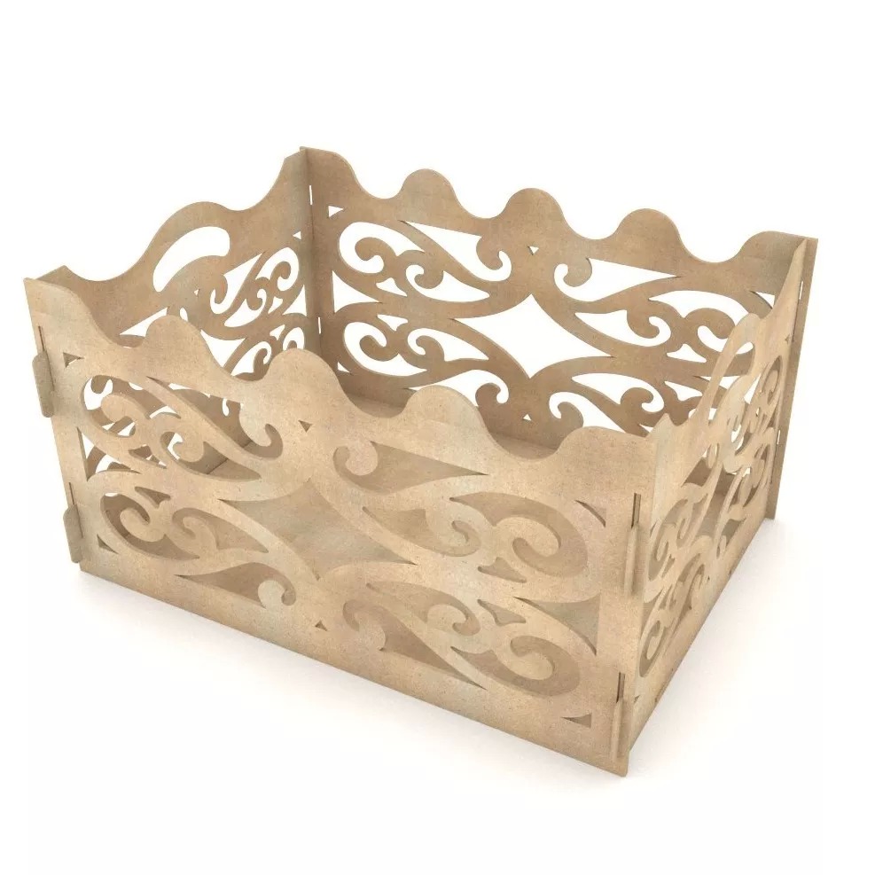 Gift Box for Party Laser Cut 3D Puzzle CDR File