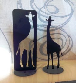 Giraffe Paper Cut Plasma Art Cutting DXF File