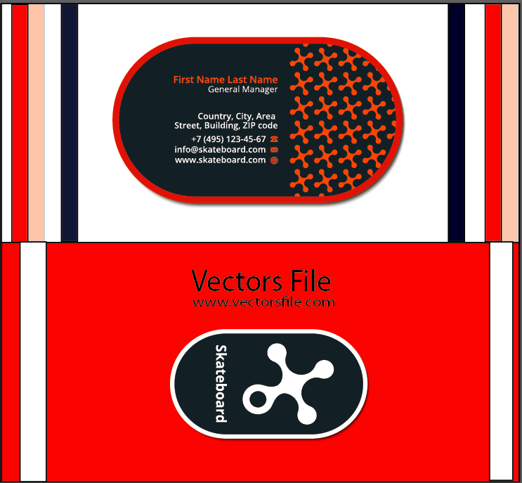 Grunge and Urban Business Card Vector File