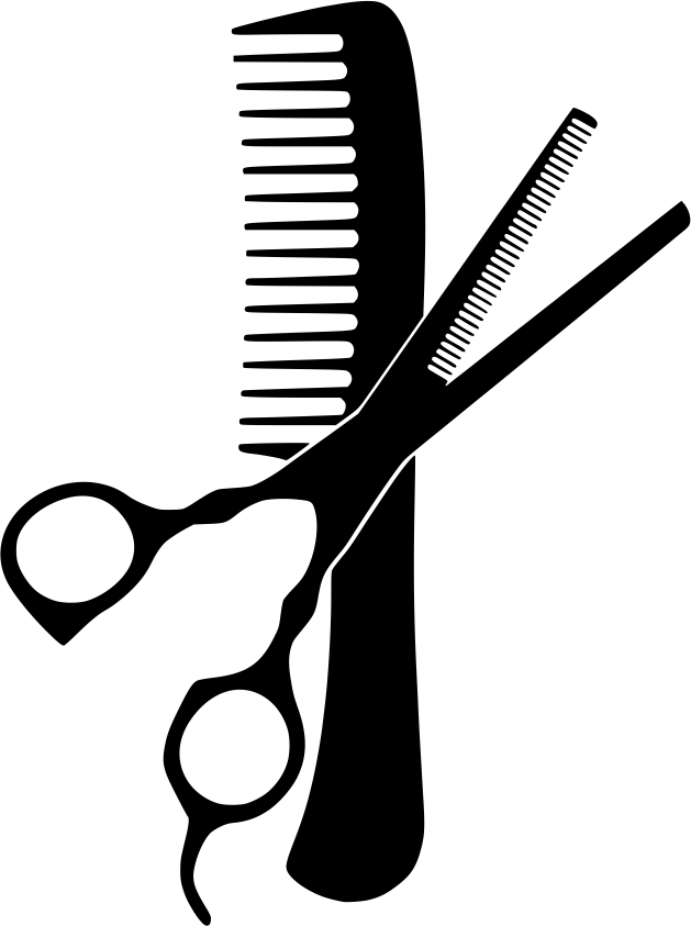 Hairdresser Comb And Scissors Laser Cut CDR File