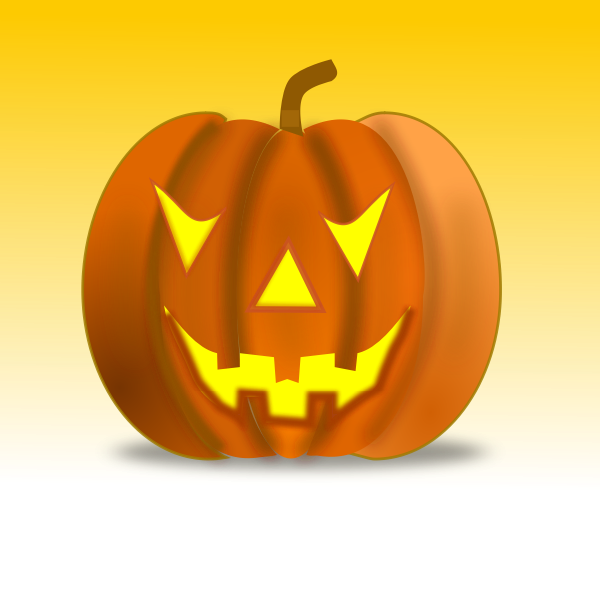 Halloween Pumpkin Icon Vector SVG File