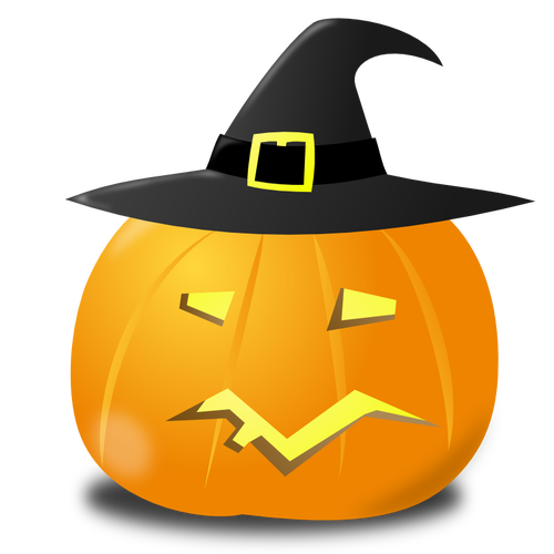 Hat Pumpkin Vector SVG File