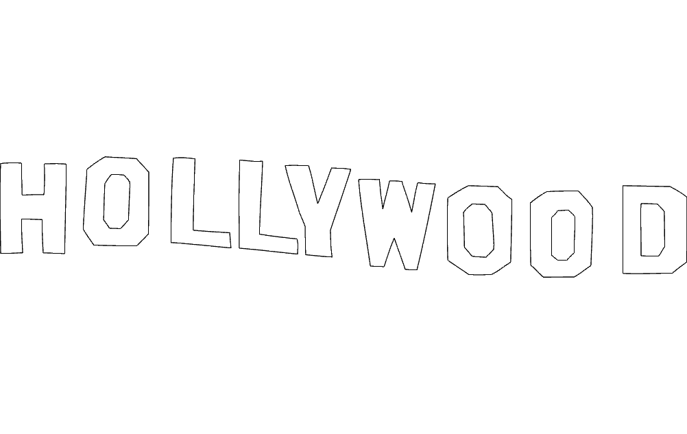 Hollywood Silhouette Free Download Vectors CDR File