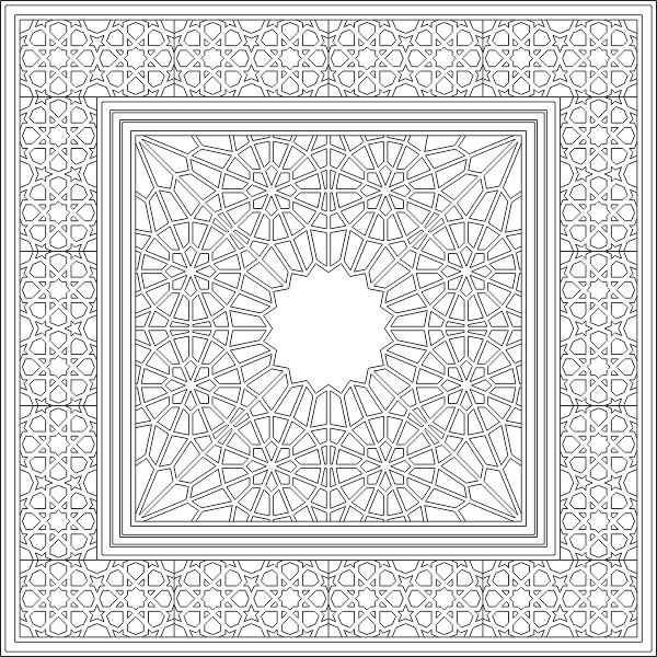 Islamic Pattern 2D Free DWG File