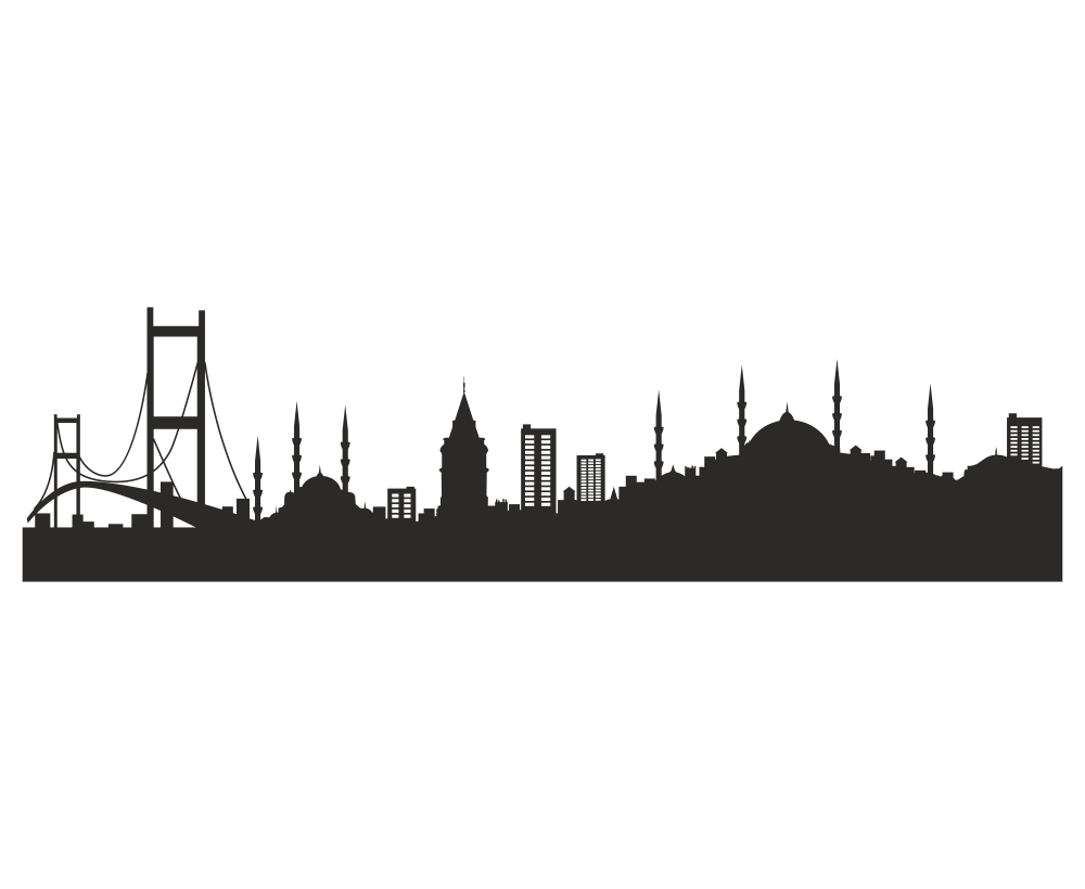 Istanbul Silhouette Vector Art Free CDR Vectors File