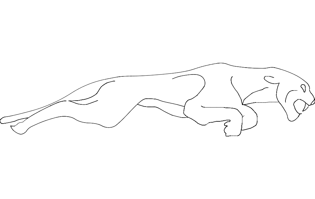 Jaguar Free Dxf File DXF Vectors File