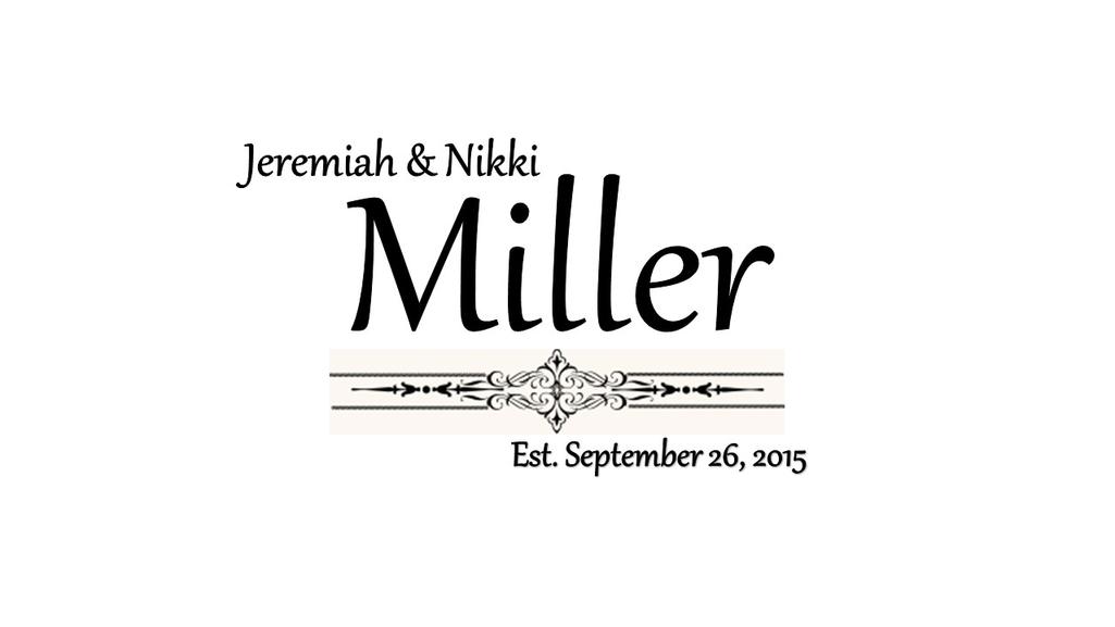 Jeremiah And Nikki Miller Vector DXF File