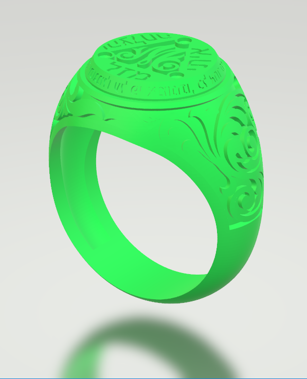 Jewellery 3D Men’s Ring Model STL File