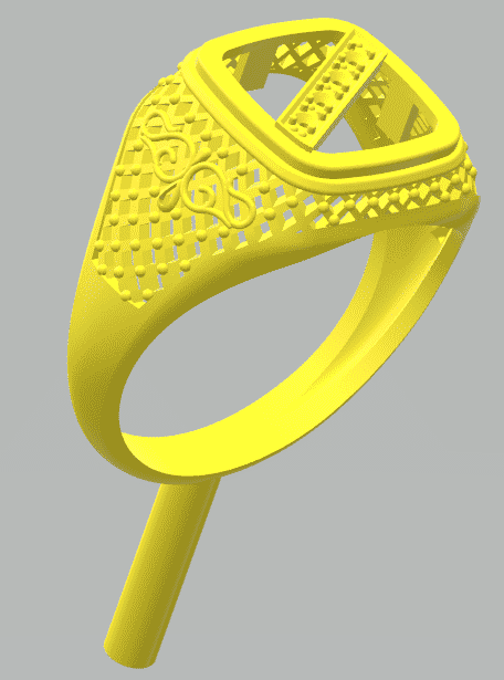 Jewelry rings - Ring 143, JVLRP_0625. 3D stl model for CNC