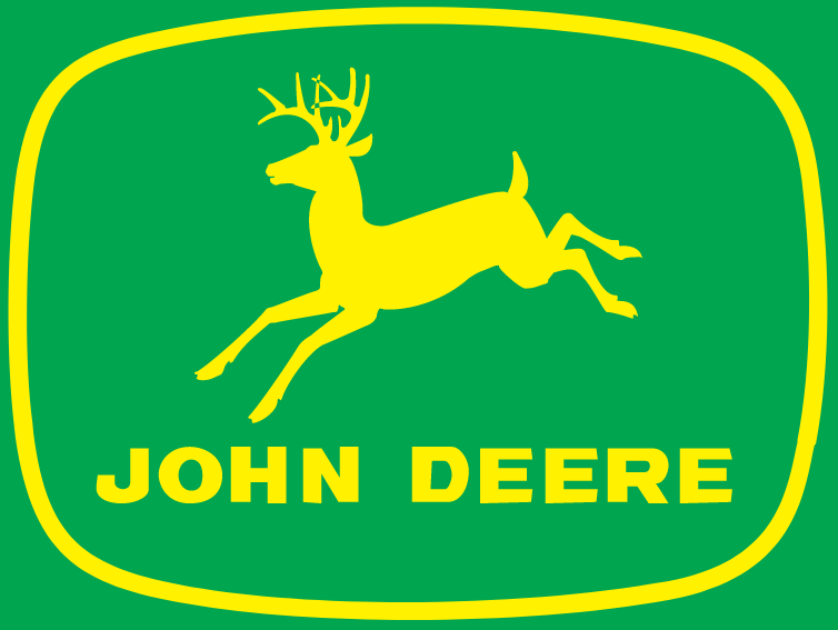 John Deere Color Logo Design Free Vector