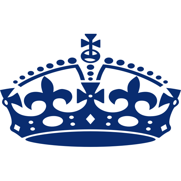 Jubilee Crown Blue SVG File