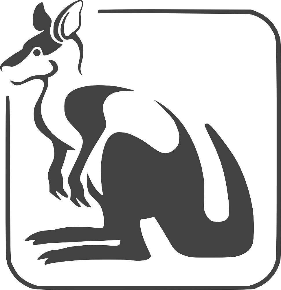 Download Kangaroo Logo Design Dxf File Free Download Vectors File